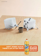 Fanta 30% Less Sugar.