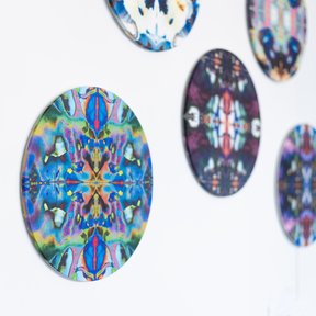 'Analogue X Digital: Mirror Portals' Series of 12 shown at group exhibition 'HIDDEN', Battersea