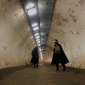 Photo takeb by Kontantina Tsagianni from The Narcissus Machine an immersive performance that was located in the Greenwhich Foot Tunnel