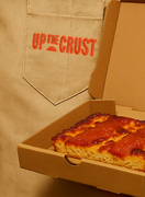 Branding for new restaurant Up the Crust
