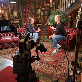 BTS of an interview shoot at Fiction Studios, London - 2025