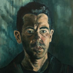 Self-portrait, oil on canvas