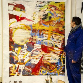 Mycenae VII, oil on canvas, 200x150 cm