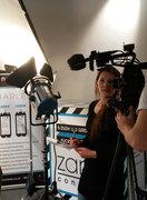 Alison Carpenter directing a corporate shoot