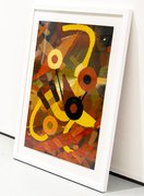 From El Bosque Rojo (The Red Forest) series, oil on paper