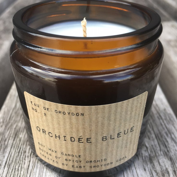 Orchidée Bleue candle