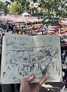 Urban sketching in London