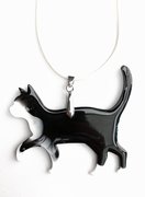 Cat necklace - resin - When I Decorate Things