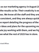 Client testimonial from AMP House, Croydon