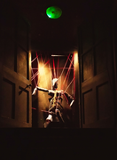 Photo of I:YOU scenographic installation that explores the tangled complications of disability.